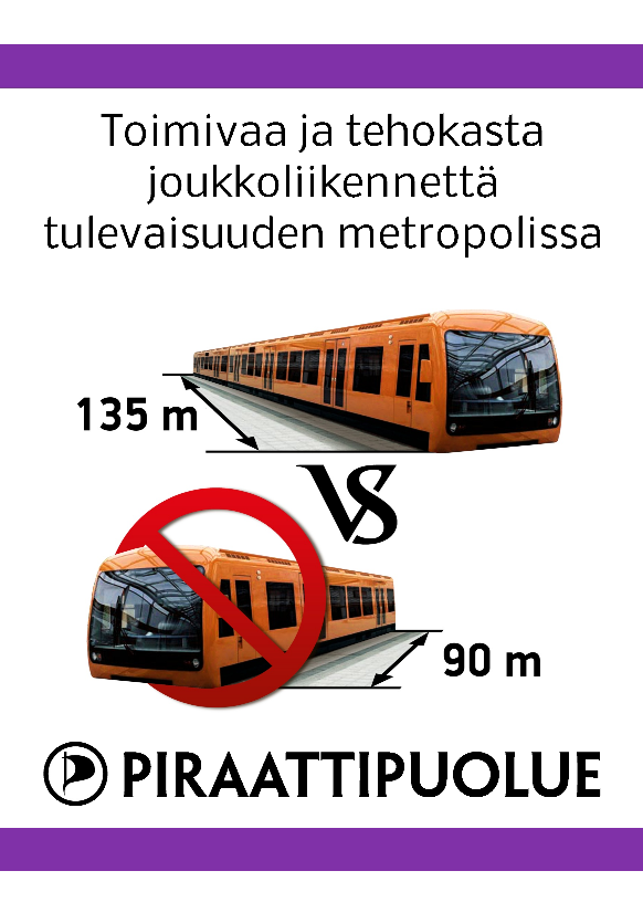 Toimivaa ja tehokasta joukkoliikennettä tulevaisuuden metropolissa