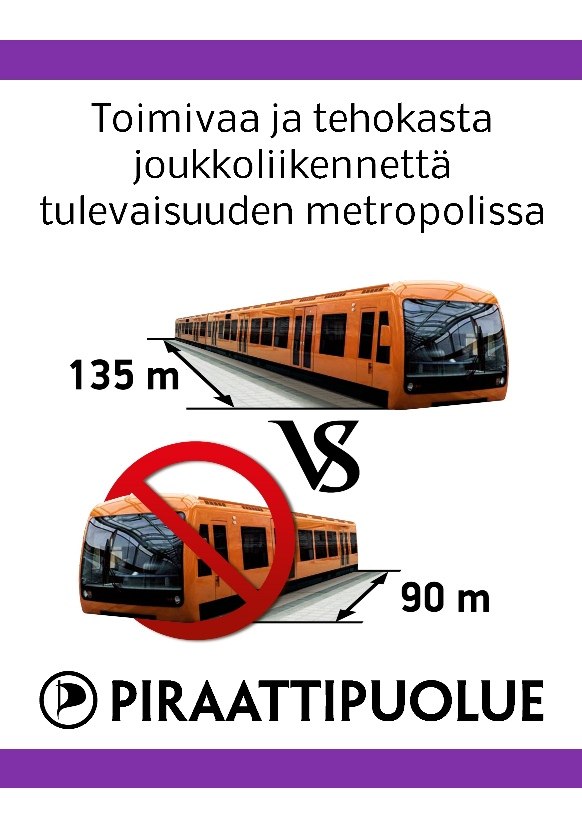 Toimivaa ja tehokasta joukkoliikennett tulevaisuuden metropolissa