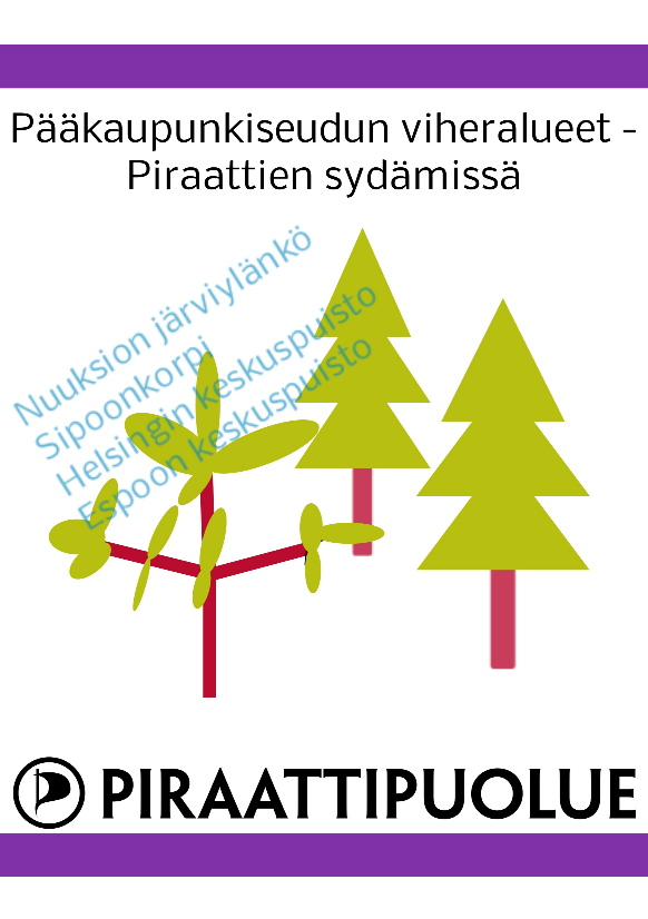 Pääkaupunkiseudun viheralueet - Piraattien sydämissä